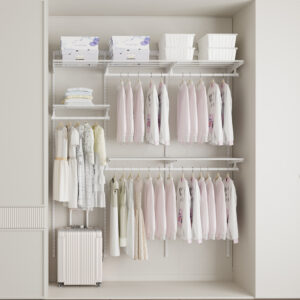 Metal closet system