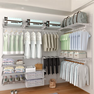 Modular Wire Mesh Closet System