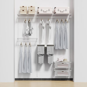 metal wardrobe kits closet system