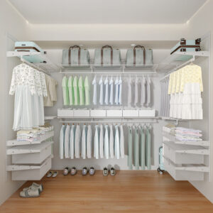 Wire Mesh Wardrobe Organizer