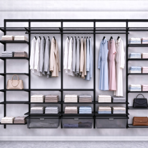 wall-mounted metal wardrobe